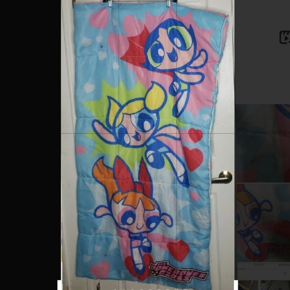 Other - PowerPuff Girls Sleeping Bag Circa 2000
